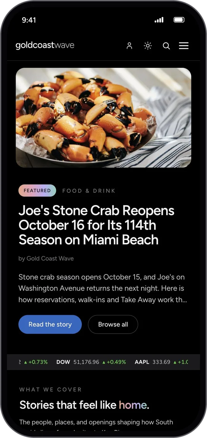 The Today screen in the light theme.